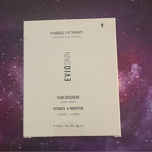 Evio Skin evioskin hydrogel eye therapy Tear Catchers 6 pair new hydrate bright